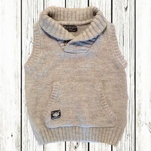 Toddler Boy Grey Sweater Vest
